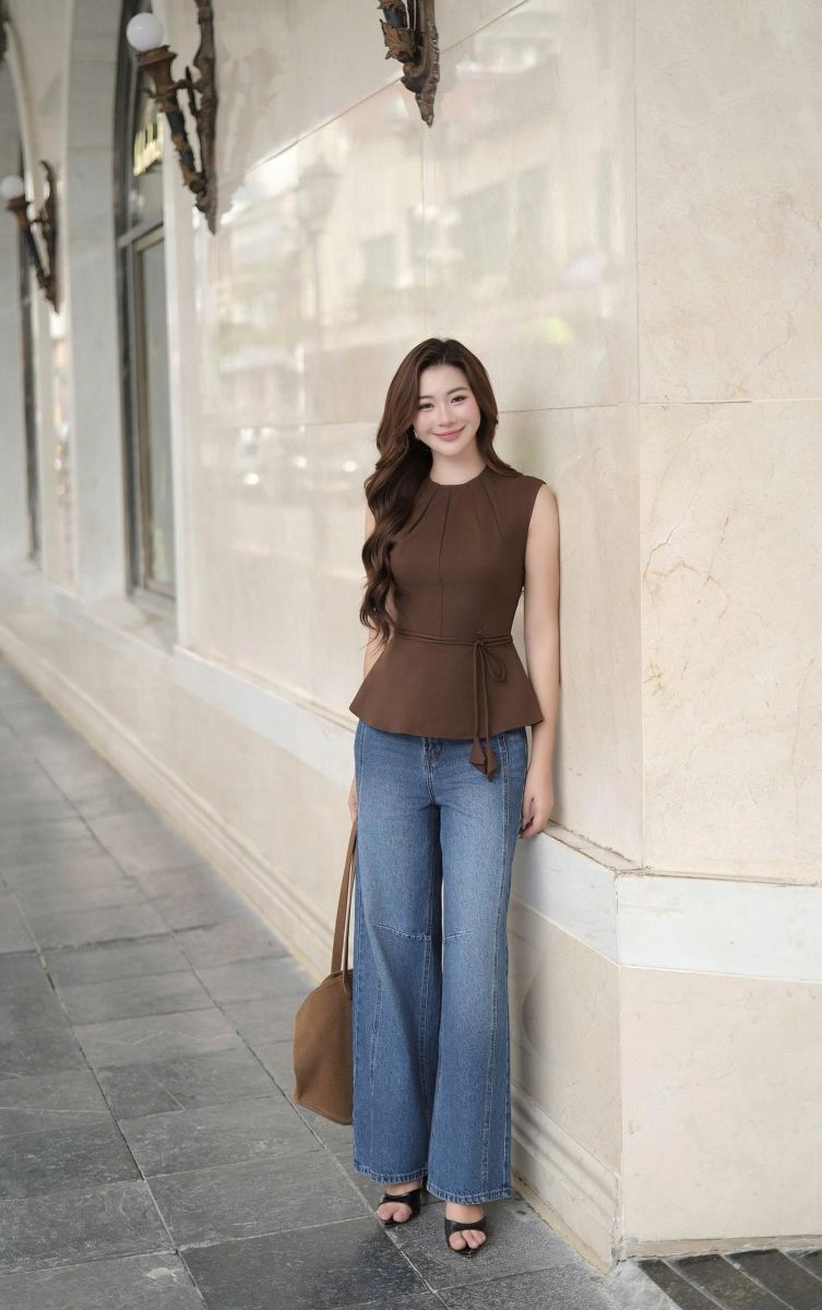 Quần jean form suông rộng LABAVISTA B620